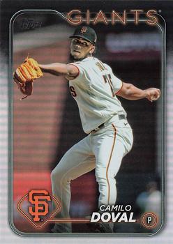 2024 Topps #213 Camilo Doval Rainbow Foil