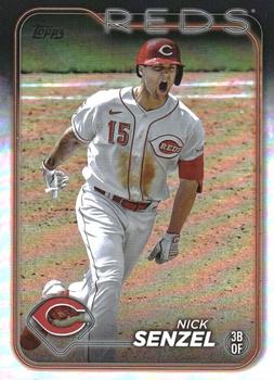 2024 Topps #338 Nick Senzel Rainbow Foil